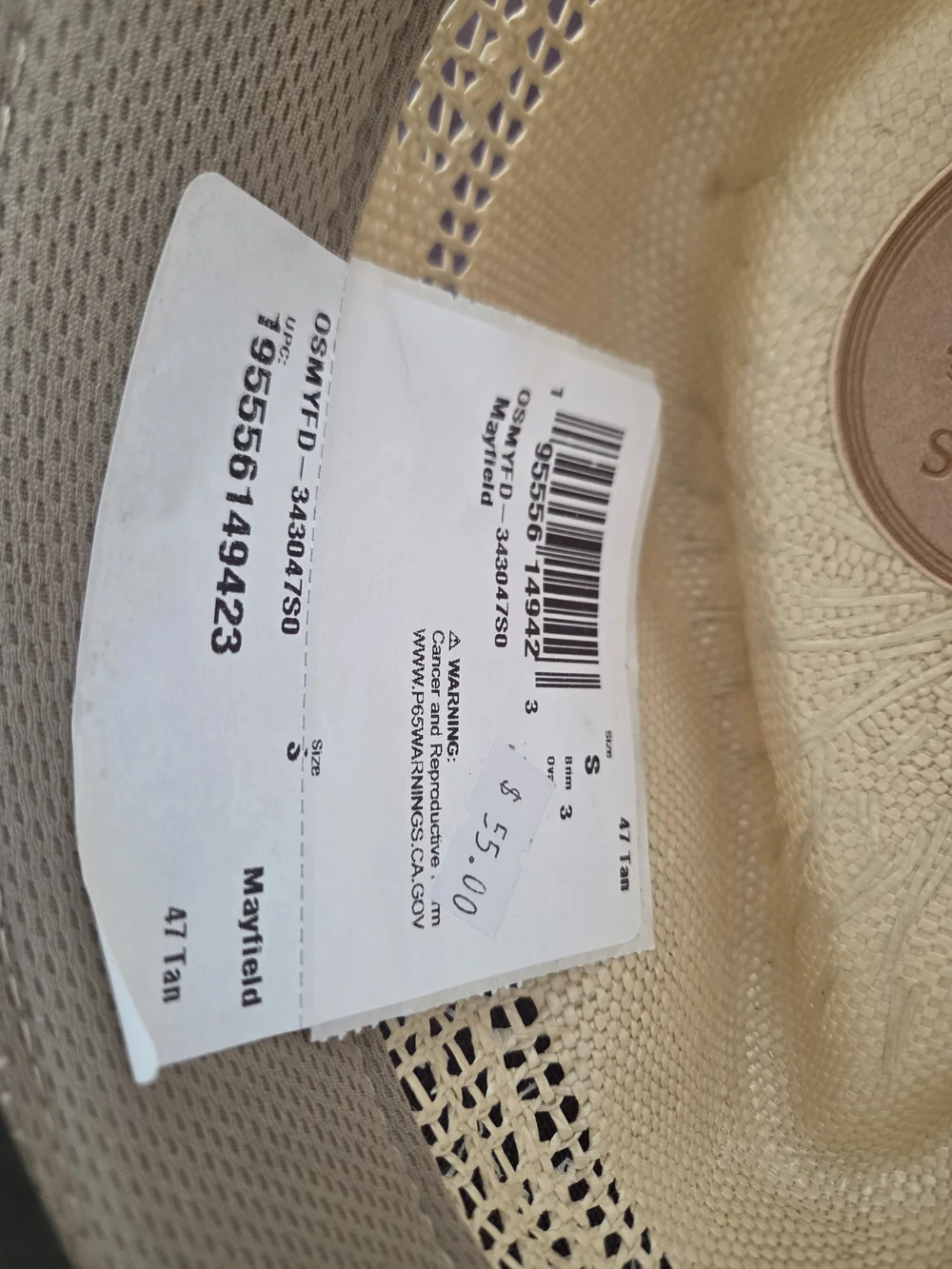 Stetson Mayfield Straw Hat